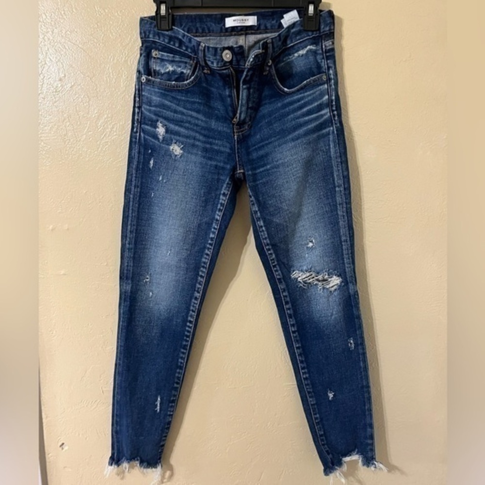 Moussy Vintage Howa Jeans size 25 distressed trendy designer jeans
